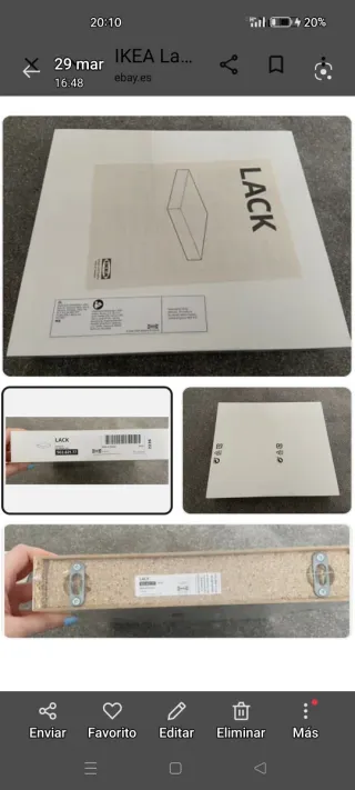 Estantería Flotante Ikea Lack Blanca