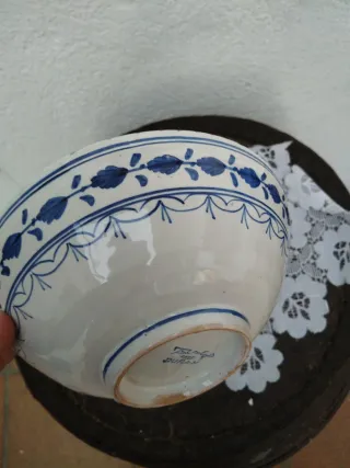 Plato hondo Talavera Duran años 50 ,19 cm diametro