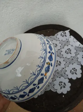 Plato hondo Talavera Duran años 50 ,19 cm diametro