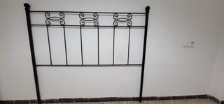 Cabecero de forja negro