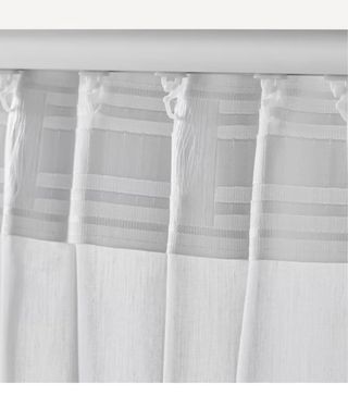Cortinas blancas Ikea para barra o riel
