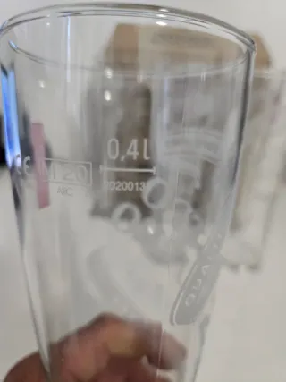 Set 6 Bicchieri Birra Nastro Azzurro 0.4