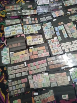 Colección de sellos diferentes