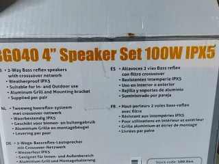 Pareja Altavoces pasivos Power Dynamics BG040