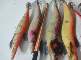 Lote de 6 señuelos de calamar