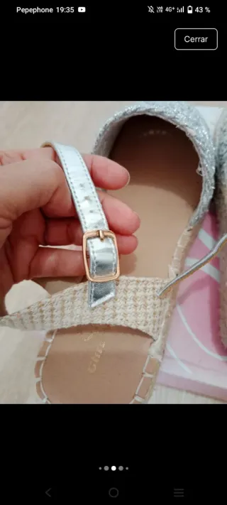 Sandalias esparto cómodas