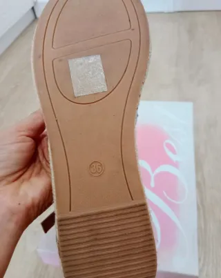 Sandalias esparto cómodas