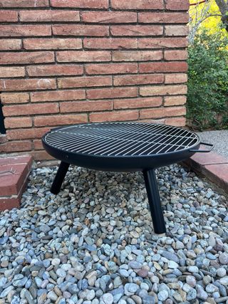 Brasero 60cm con 2 parrillas y pinzas