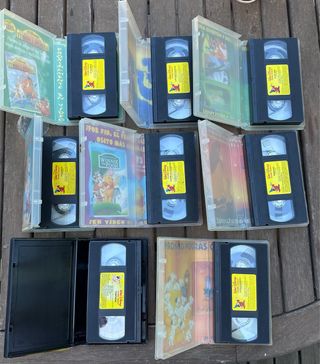 8 VHS Disney Clásicos (Español)