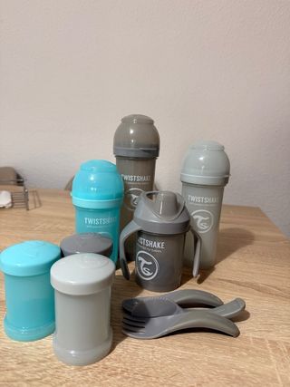 Set Biberones y Vaso Twistshake