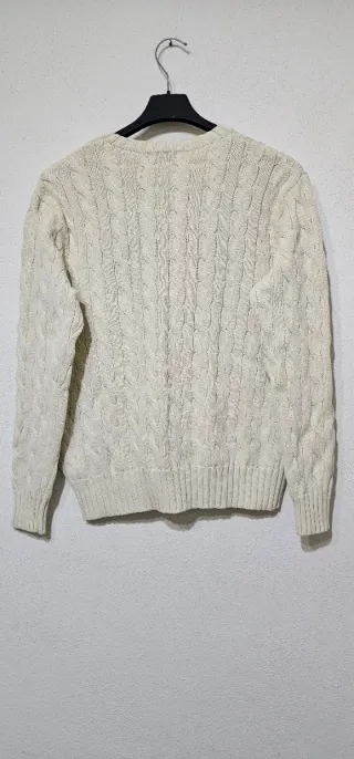 Polo Ralph Lauren Maglione Bianco con  Cuore Tg XS