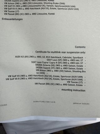 Suspensión roscada Bilstein B14 PSS