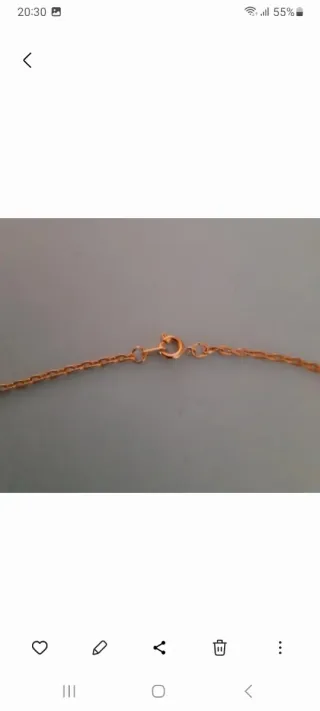 Colgante Recuerdo Comunión con Cadena