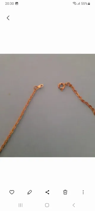 Colgante Recuerdo Comunión con Cadena