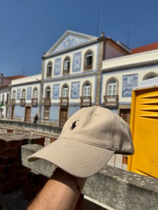 Boné Polo Ralph Lauren bege