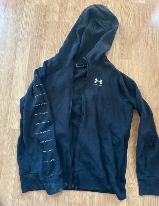 Sudadera Under Armour Negra Cremallera