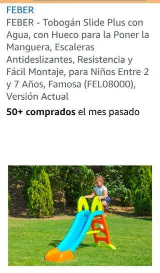 Tobogán Feber infantil