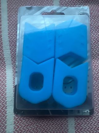 Protectores-adorno de pedal azul