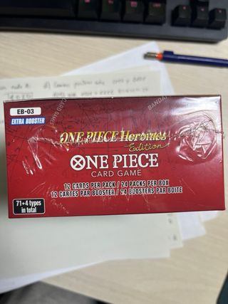 One Piece EB03 Booster Box Heroines