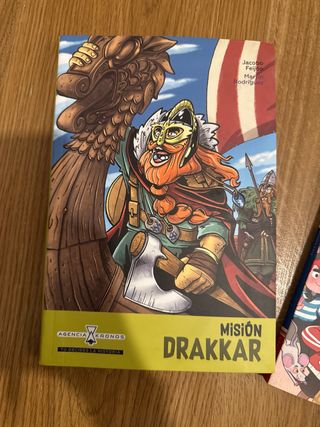 Libros infantiles  -Misión Drakkar -Benita y Malva