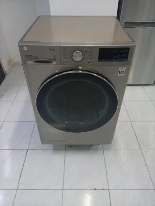 SECADORA LG ThinQ DUAL inverter 9kg ACERO inoxidab