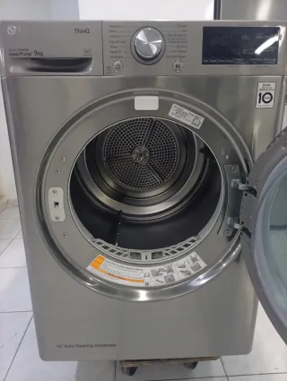 SECADORA LG ThinQ DUAL inverter 9kg ACERO inoxidab