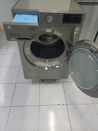 SECADORA LG ThinQ DUAL inverter 9kg ACERO inoxidab