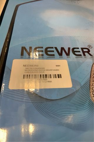 Micrófono Neewer NW-700 Studio Negro/Dorado