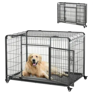 Jaula Perro Metal Plegable