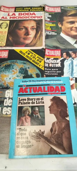 Lote 17 Revistas La Actualidad Española