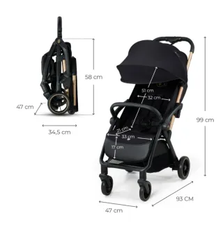 Silla de paseo Kinderkraft Happy Shapes