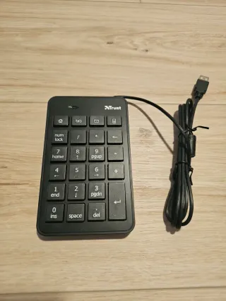 Teclado Numérico USB Trust Negro