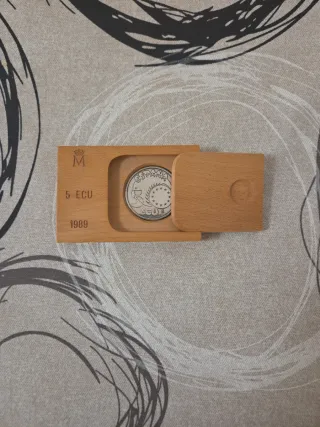 Moneda 5 ECU 1989