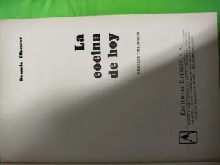 Libro cocina antiguo coleccion dieta salud ayuda
