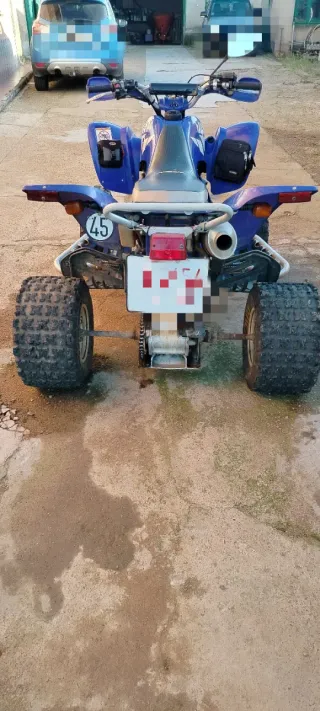 Quad Yamaha Raptor 660 Azul y Blanco