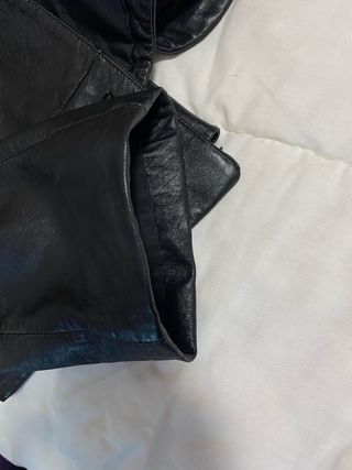 Chaqueta de piel vintage años 90