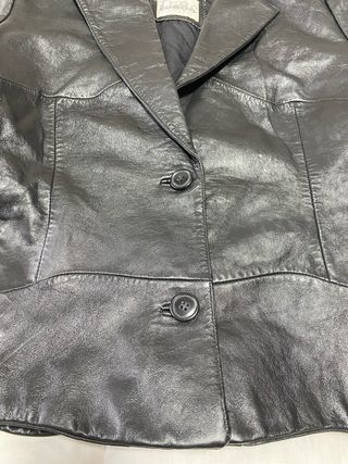 Chaqueta de piel vintage años 90