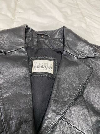 Chaqueta de piel vintage años 90