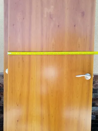 Puertas de cerezo con cristal