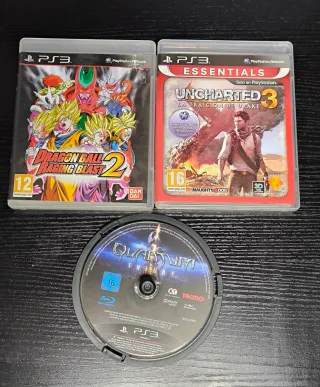 Pack 3 Juegos PS3: Uncharted 3, Dragon Ball, Quant
