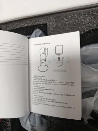 Micrófono Gaming U-120 RGB