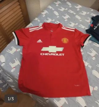 Camiseta Fútbol Manchester Utd Niño Adidas 8/10 añ