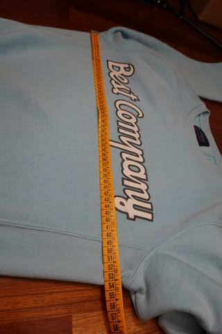 Sudadera Best Company azul logo crewneck