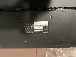 Monitor Acer X193W Negro