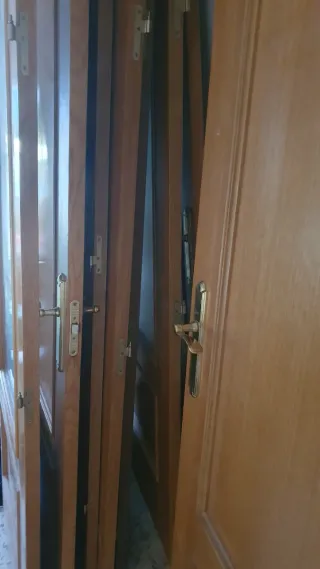Puertas de roble y marcos