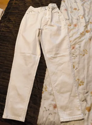 Pantalón vaquero blanco chica Primark T.34