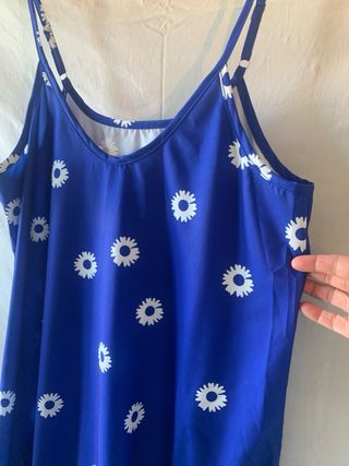 Abito estivo Shein floreale blu taglia L