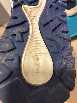 Botas de Nieve Niña Azul y Blanco