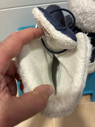 Botas de Nieve Niña Azul y Blanco