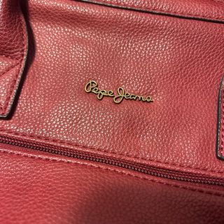 Mochila Pepe Jeans piel burdeos